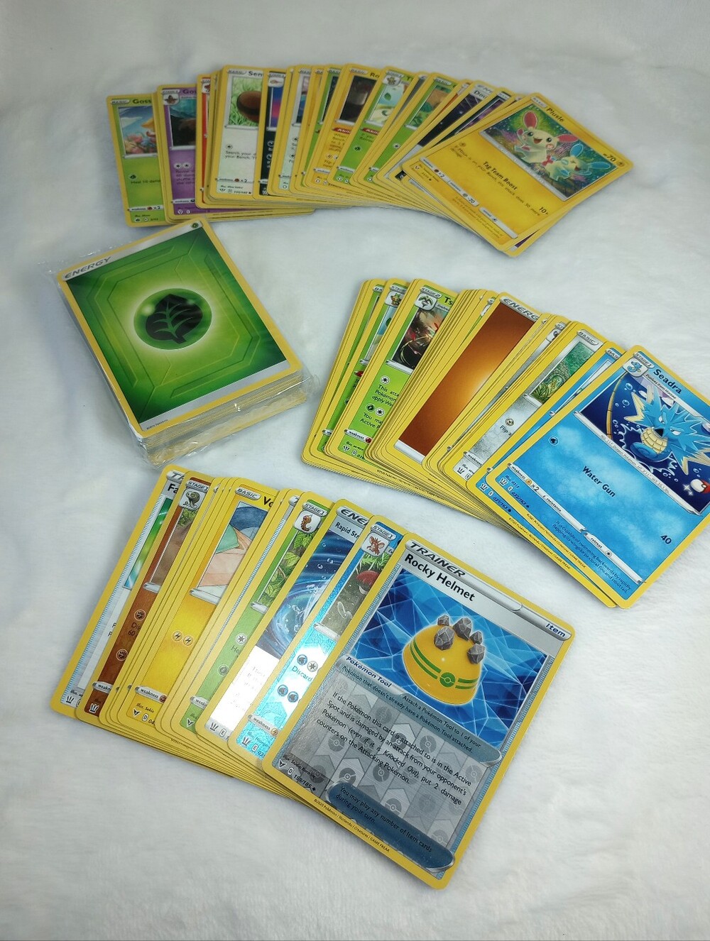 Pokémon TCG Basic Energy Deck Sealed 2019 Sun & Moon Basic Card Lot Minimal Play